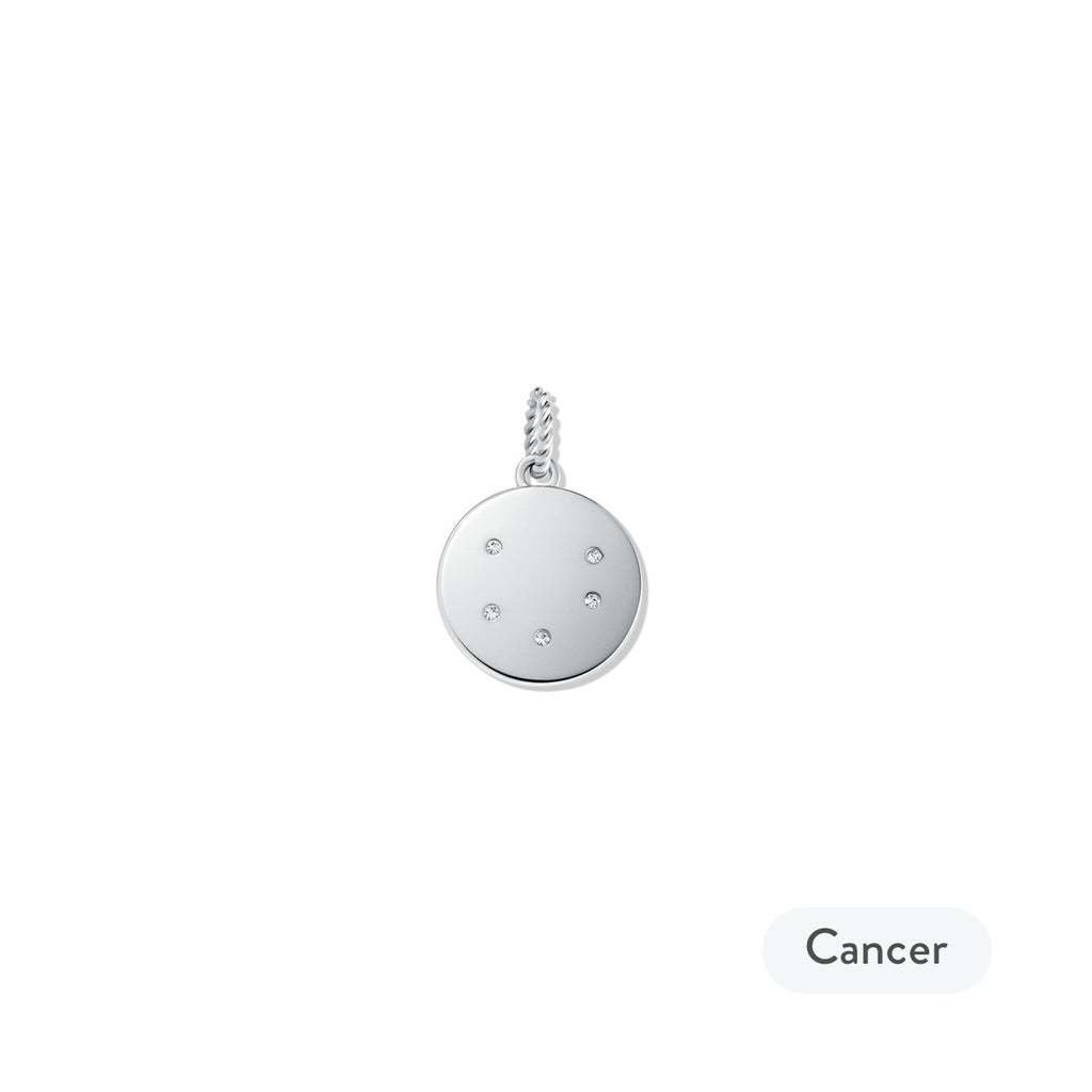 Zodiac Charm - Cancer | Silver - image 2