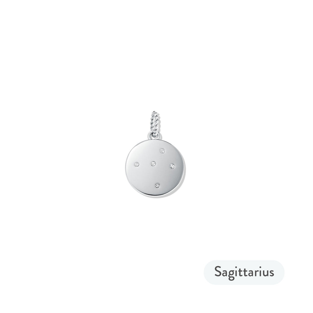 Zodiac Charm - Sagittarius | Silver - image 2