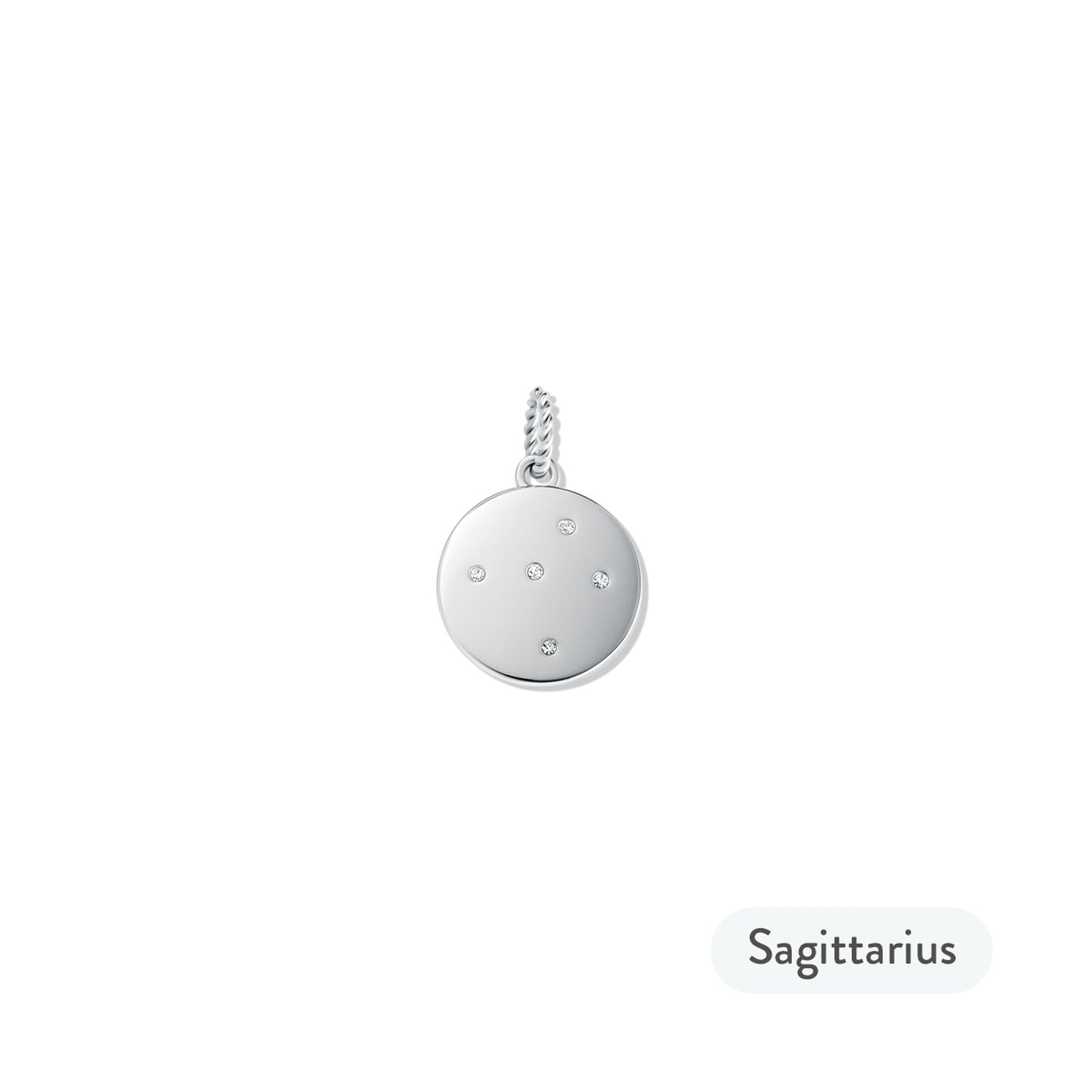 Zodiac Charm - Sagittarius | Silver - image 2