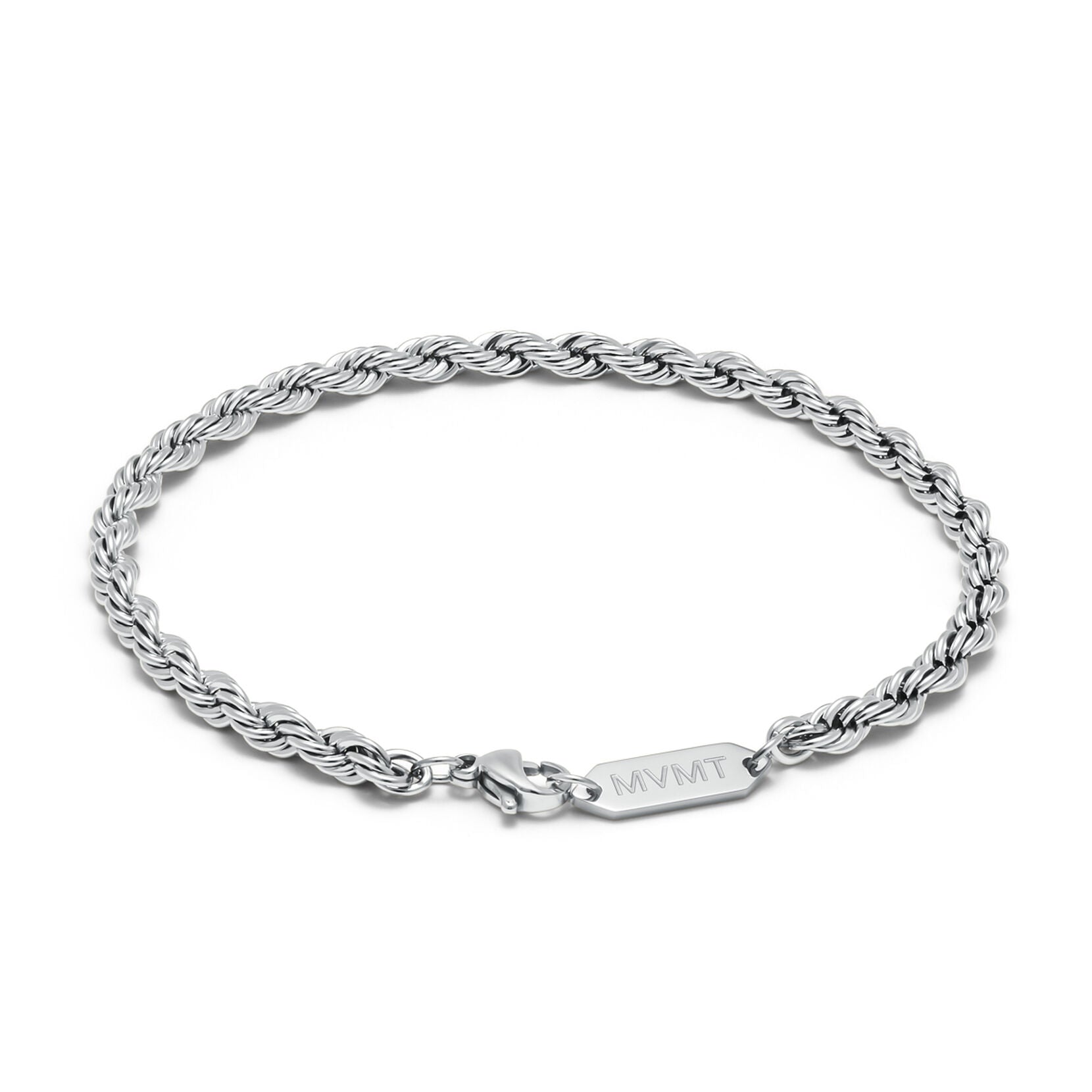 Rope Chain Bracelet - 3.9MM | Silver - image 2