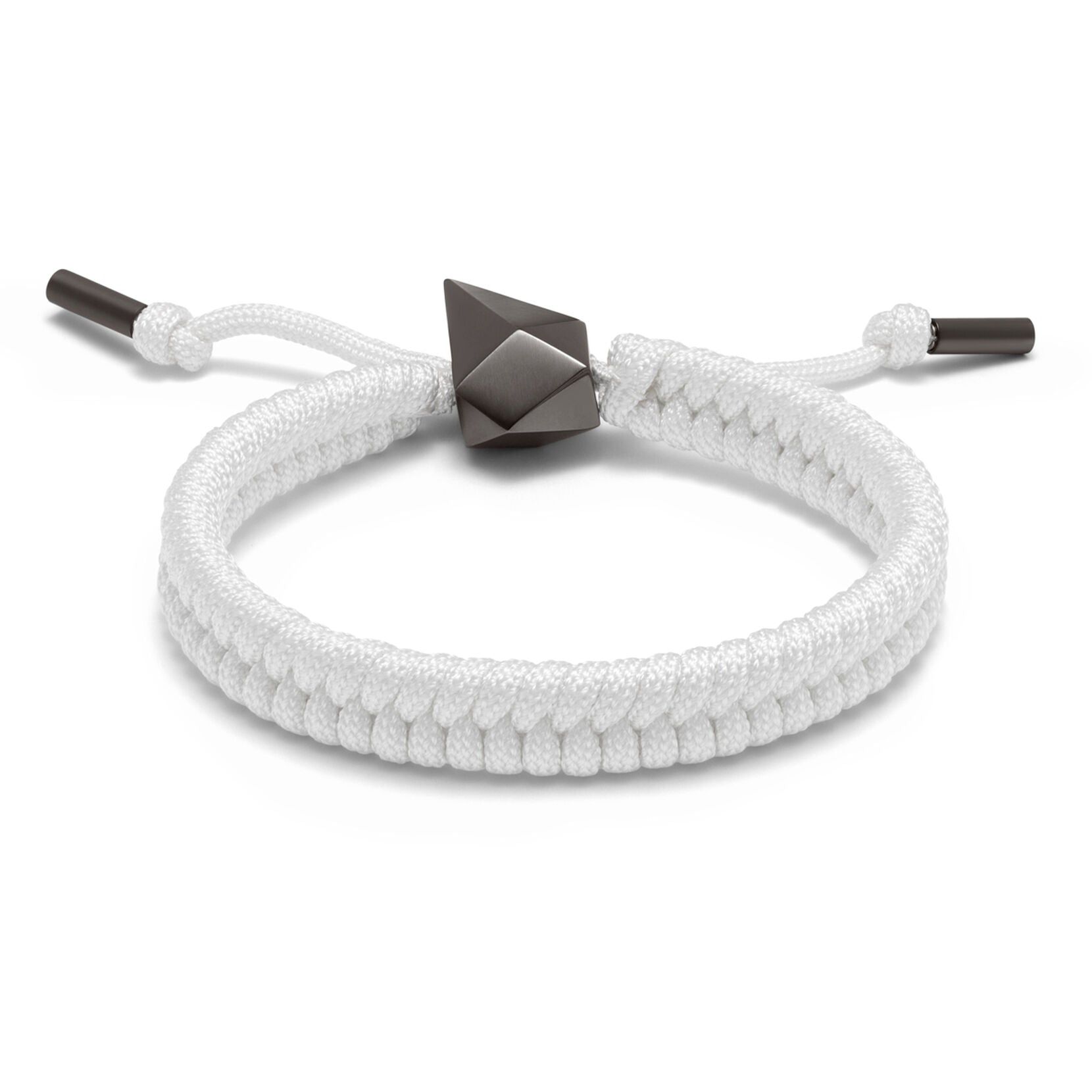 Sculpted Shark Tooth Pendant Bracelet | White - image 2