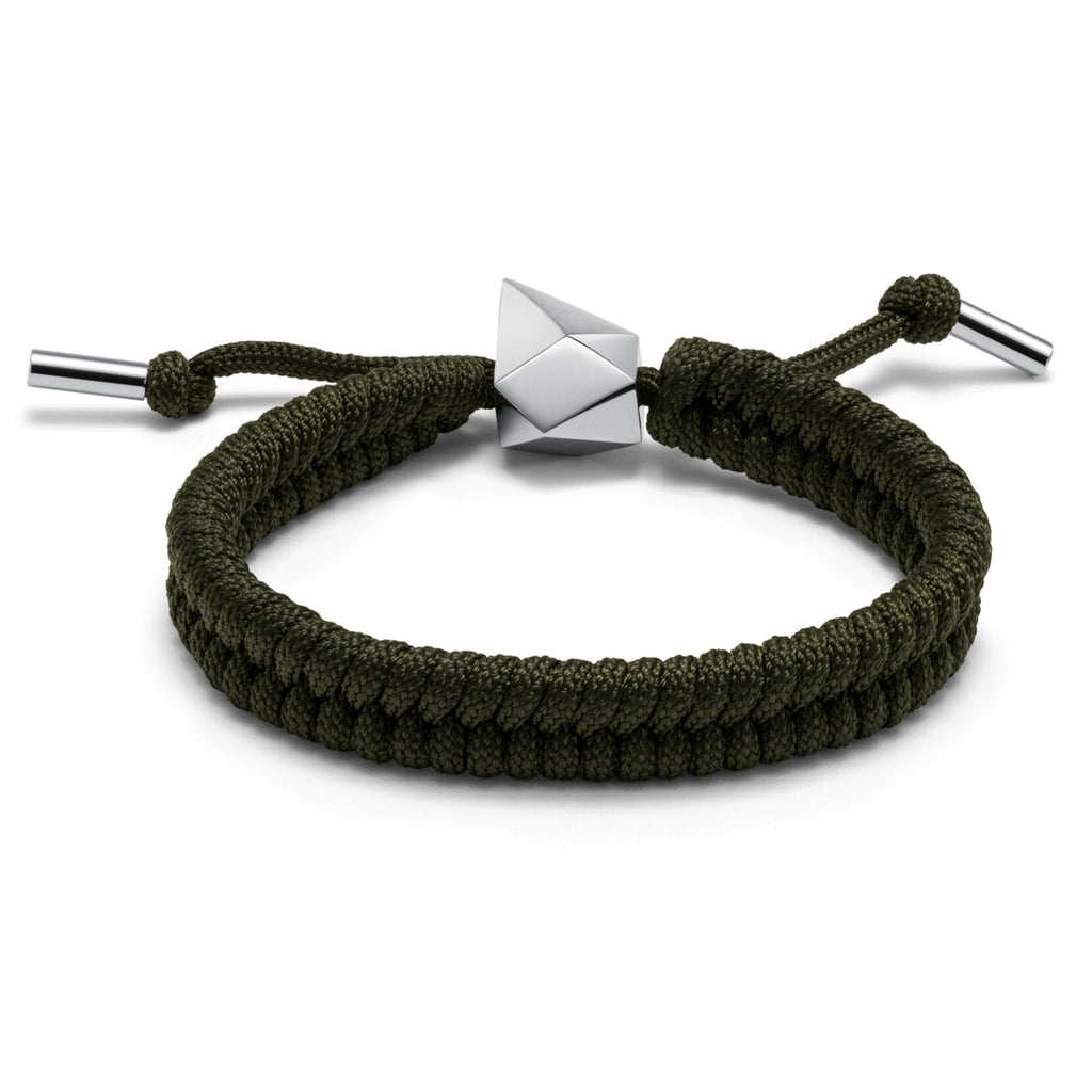 Sculpted Shark Tooth Pendant Bracelet | Green - image 2