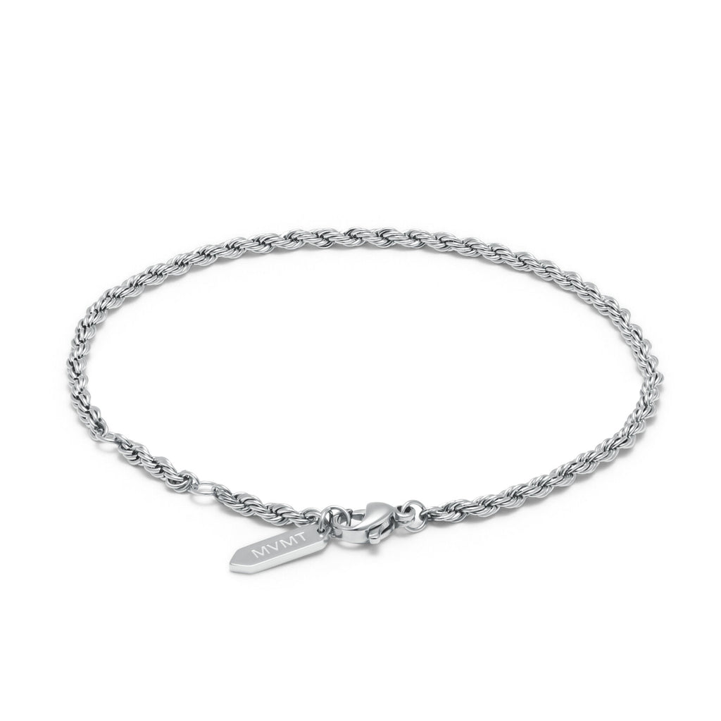 Rope Chain Bracelet - 2.4MM | Silver - image 2