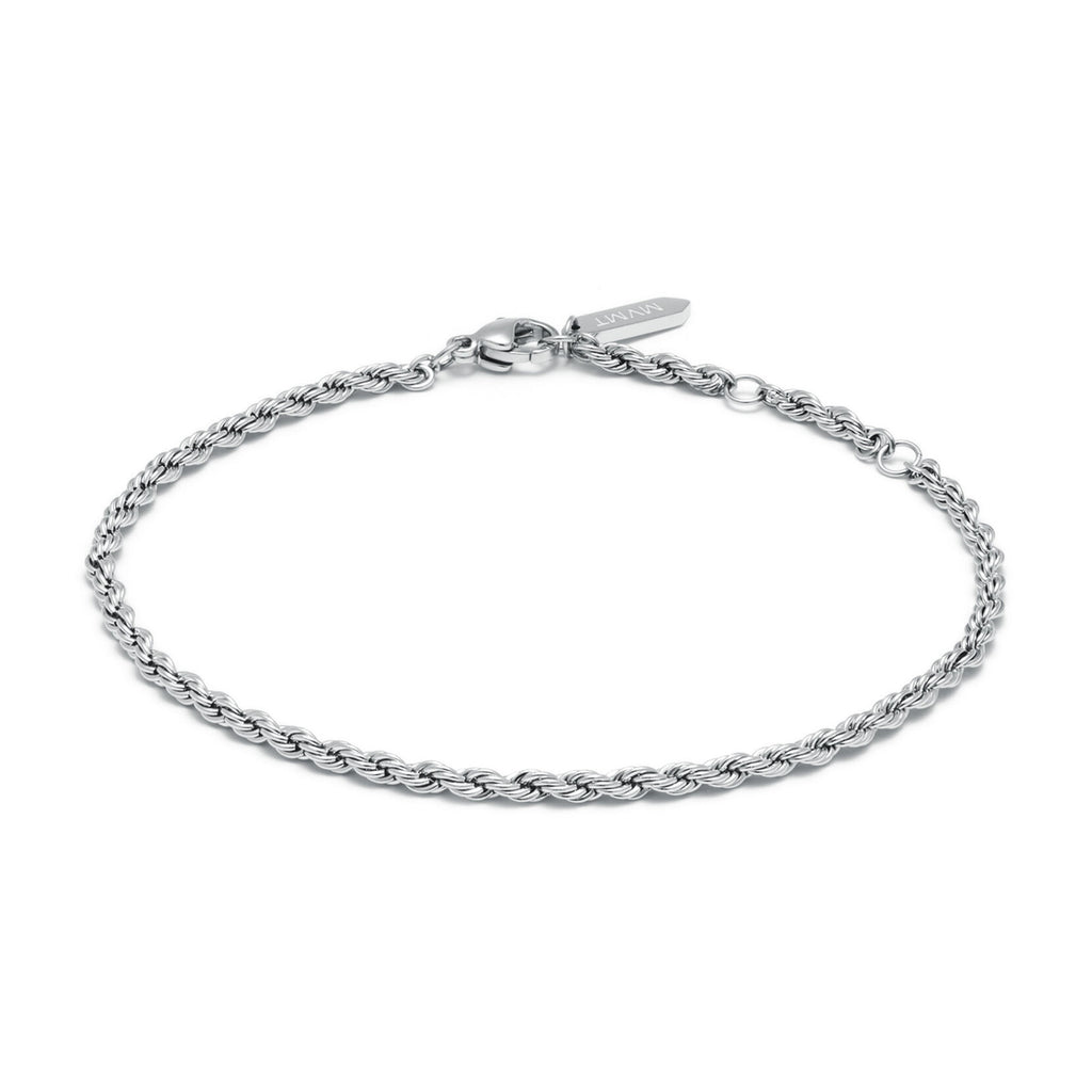 Rope Chain Bracelet - 2.4MM | Silver - main image