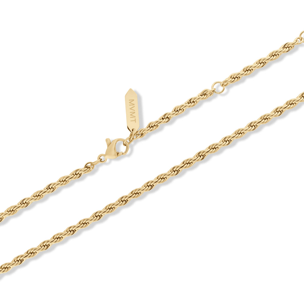 Rope Chain Necklace - 2.4MM | Gold - image 3