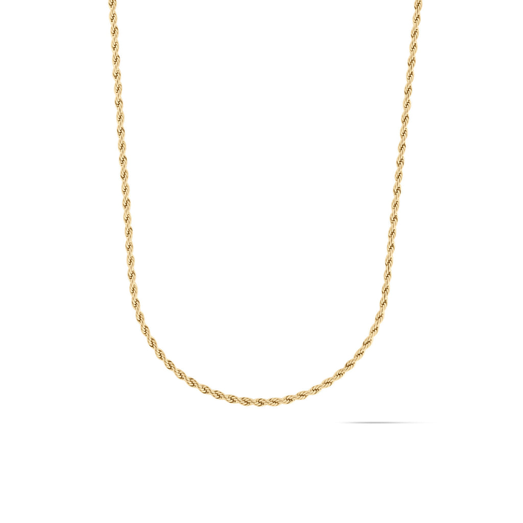 Rope Chain Necklace - 2.4MM | Gold - main image