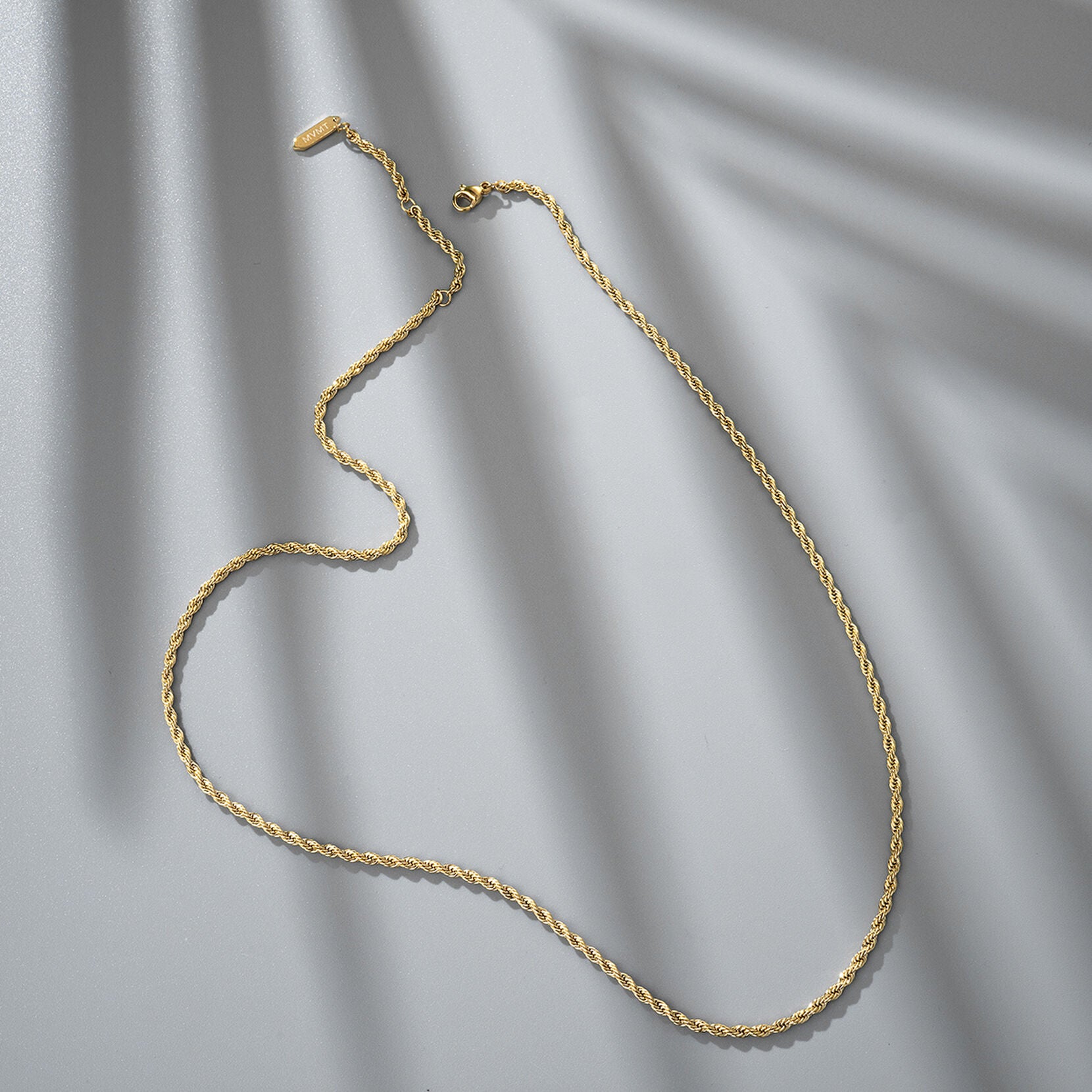 Rope Chain Necklace - 2.4MM | Gold - image 4