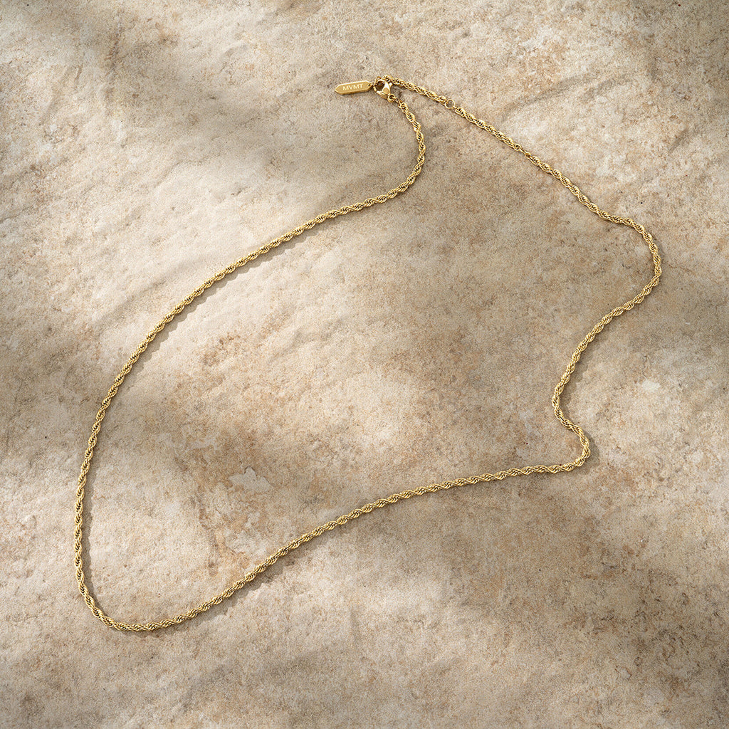 Rope Chain Necklace - 2.4MM | Gold - image 5
