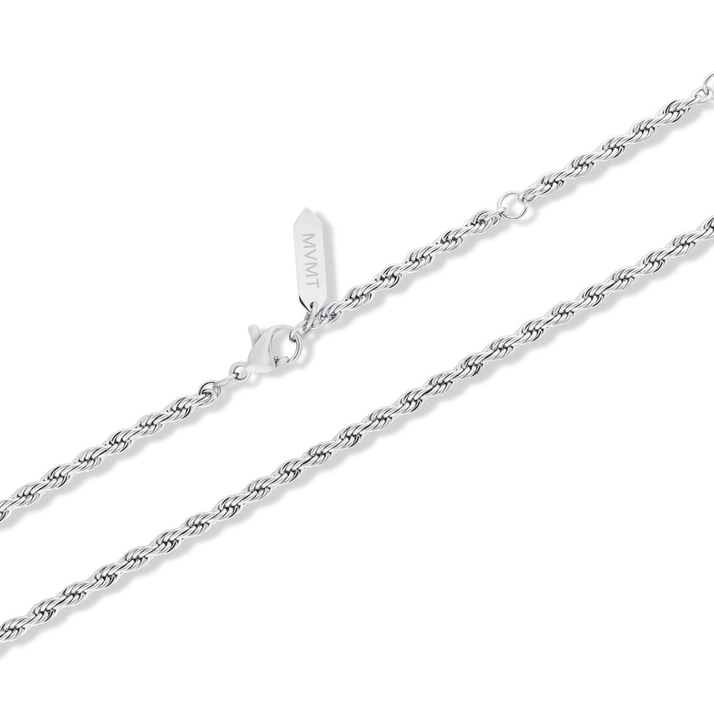 Rope Chain Necklace - 2.4MM | Silver - image 3