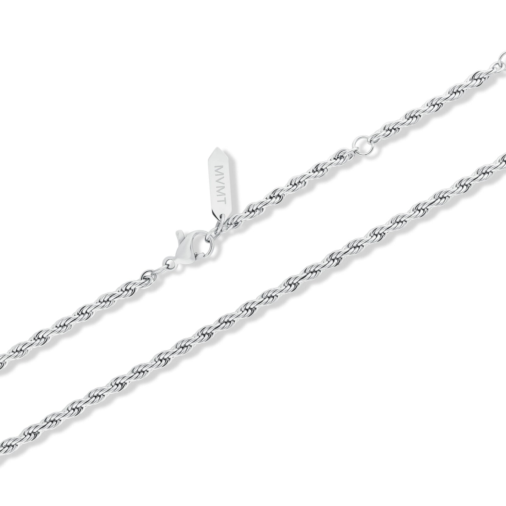 Rope Chain Necklace - 2.4MM | Silver - image 3