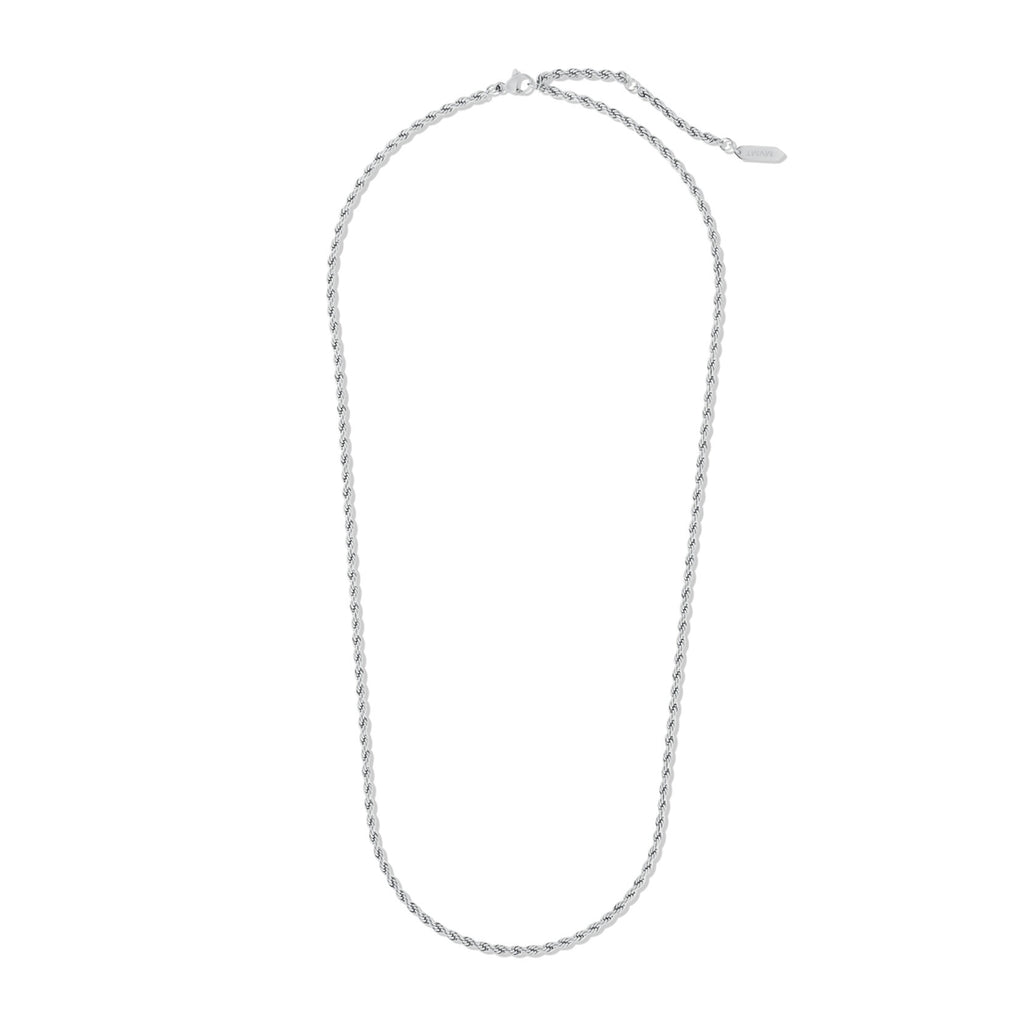 Rope Chain Necklace - 2.4MM | Silver - image 2