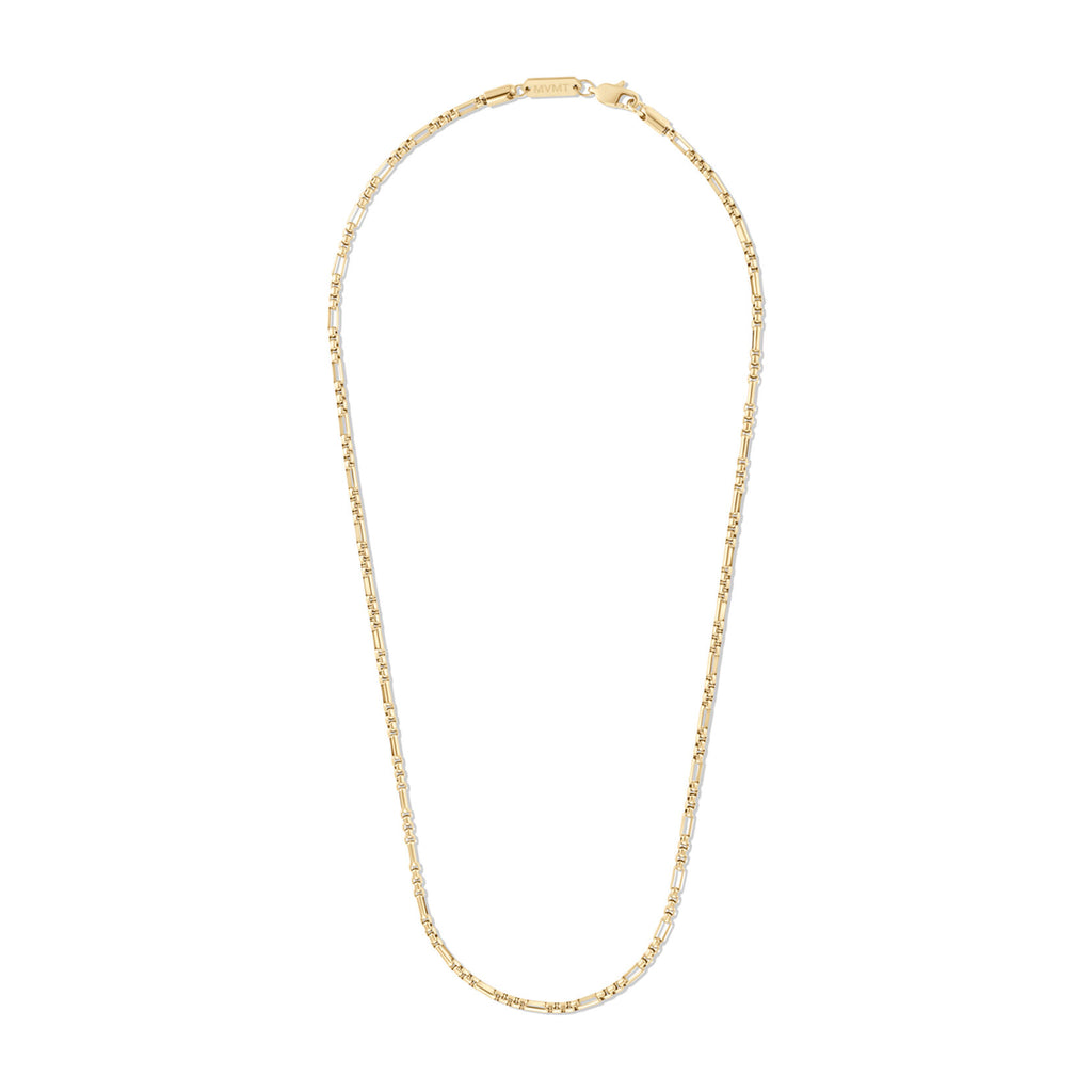 Figaro Box Chain Necklace | Gold - image 2
