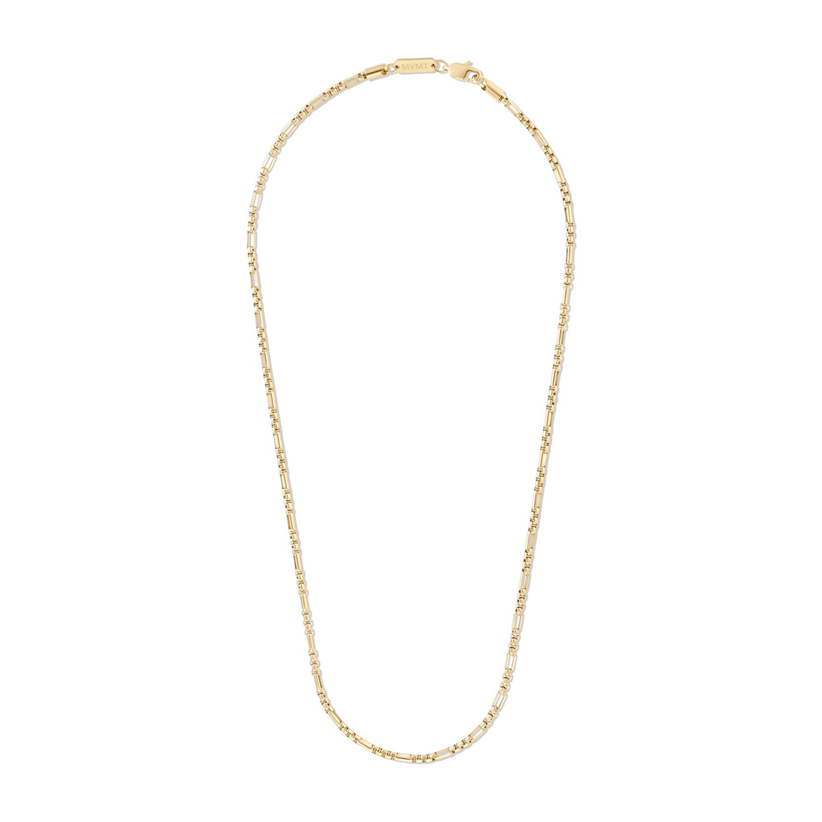 Figaro Box Chain Necklace | Gold - image 2
