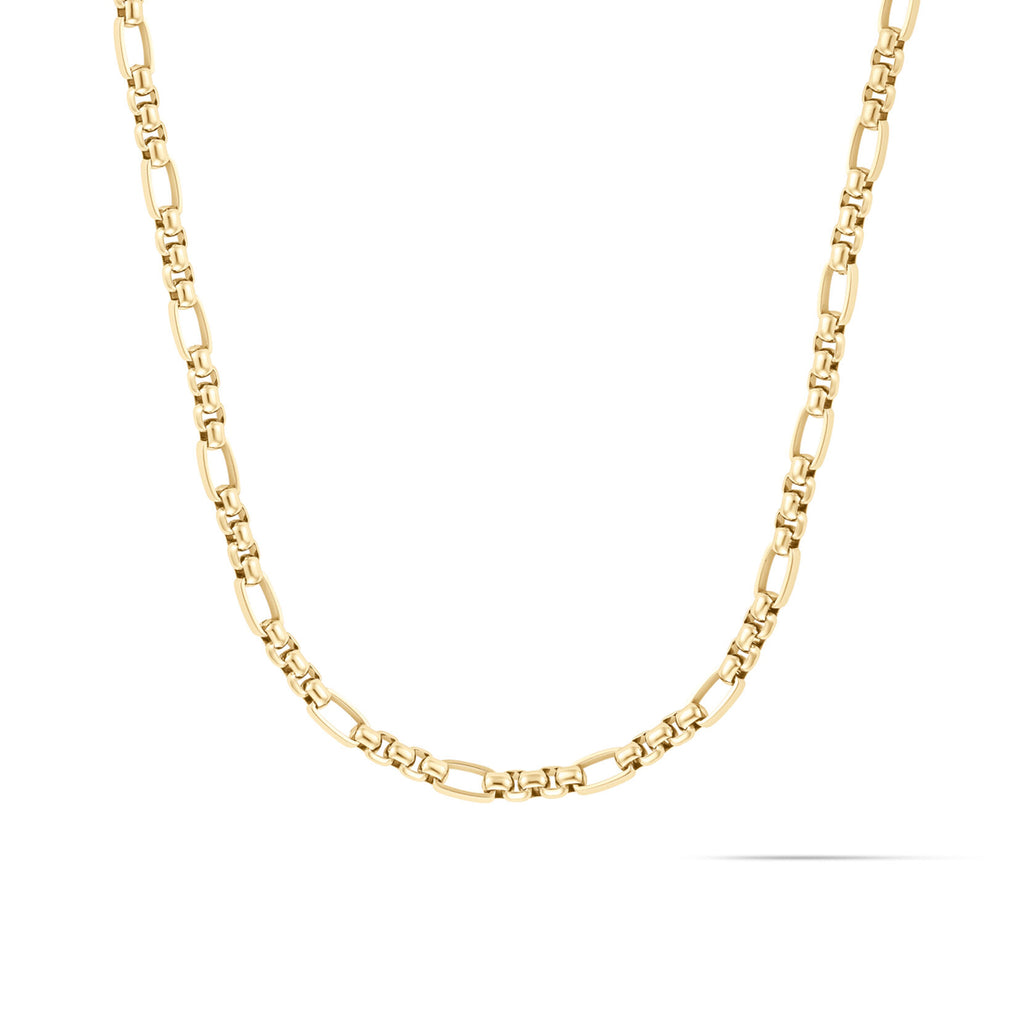 Figaro Box Chain Necklace | Gold - main image