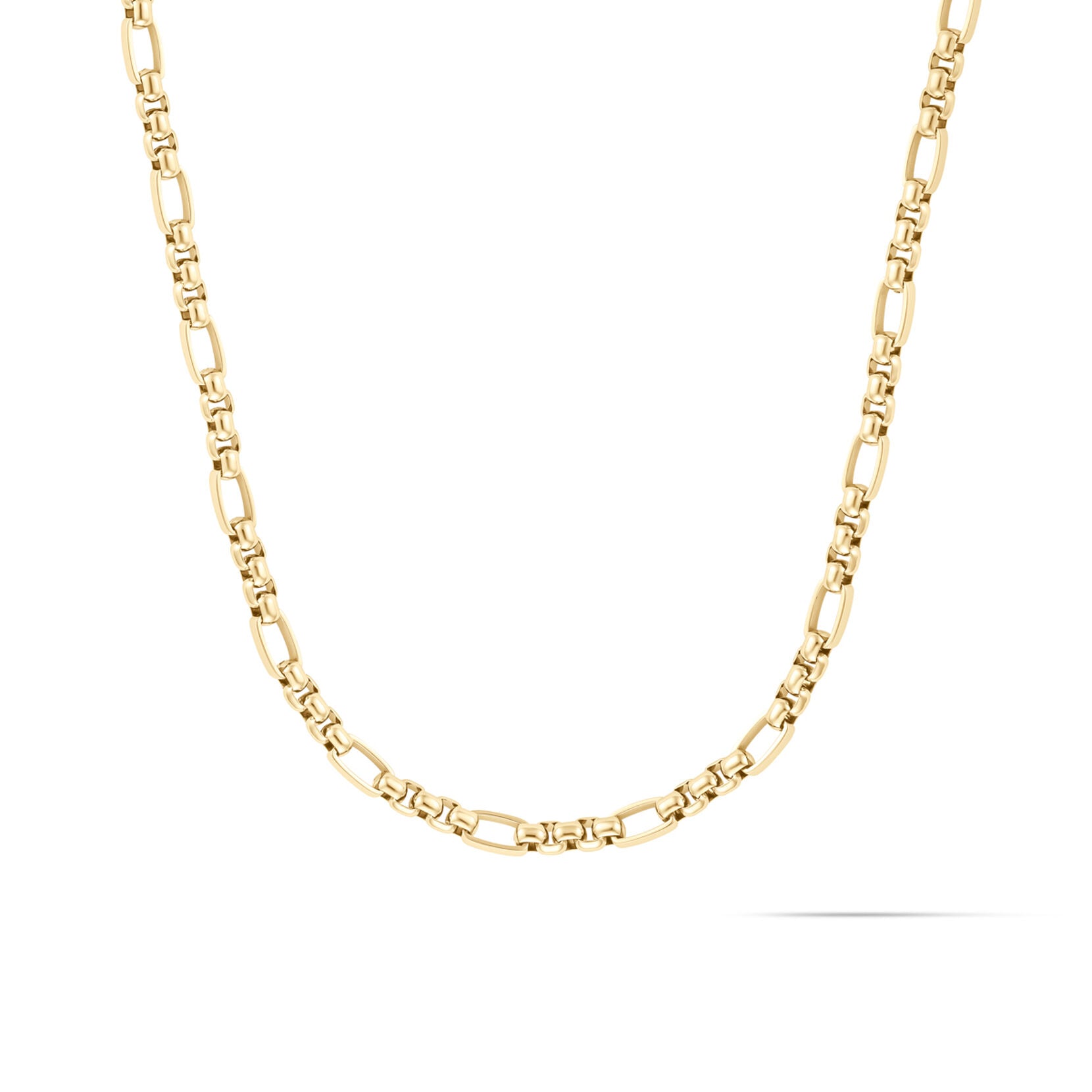 Figaro Box Chain Necklace | Gold - main image