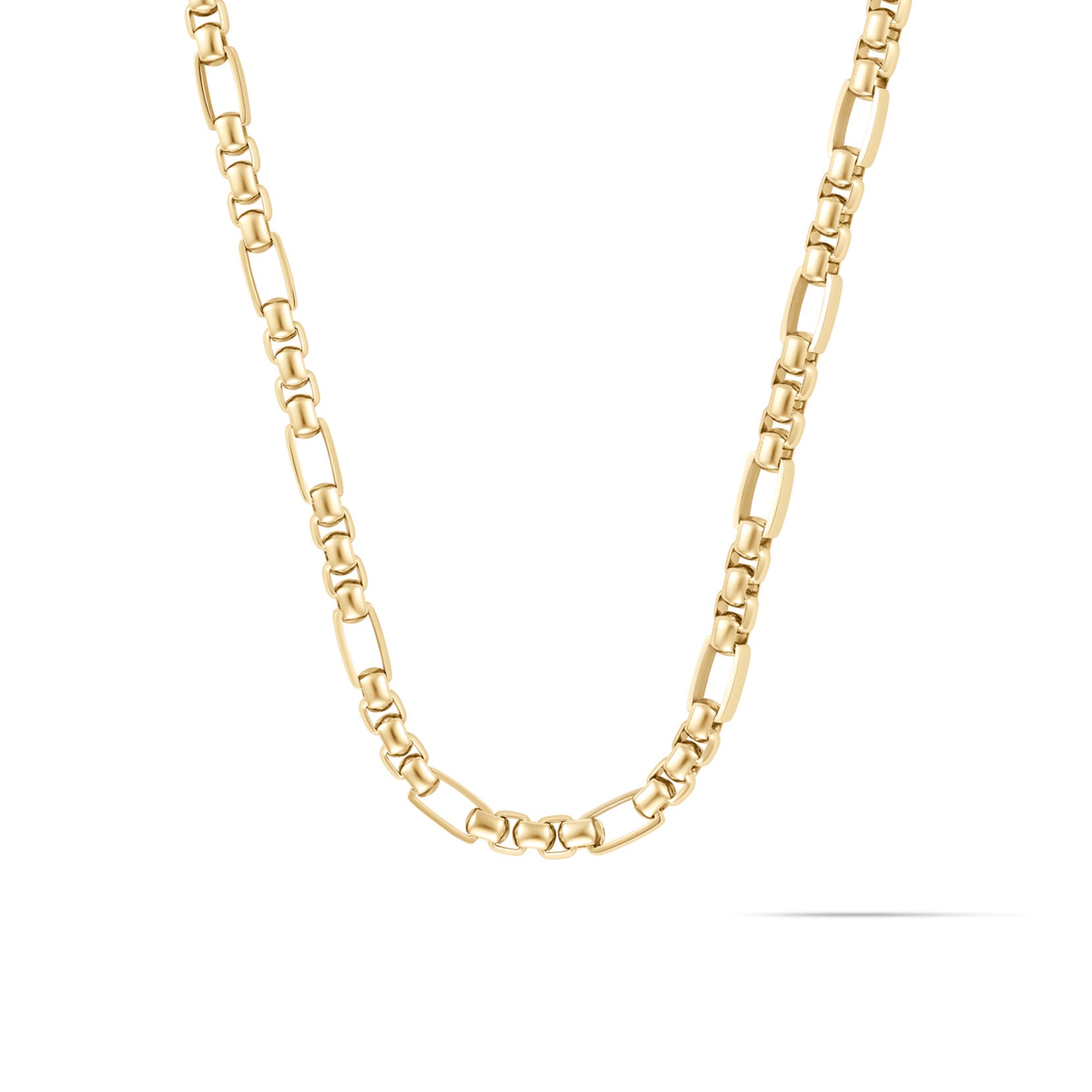 Figaro Box Chain Necklace | Gold - main image