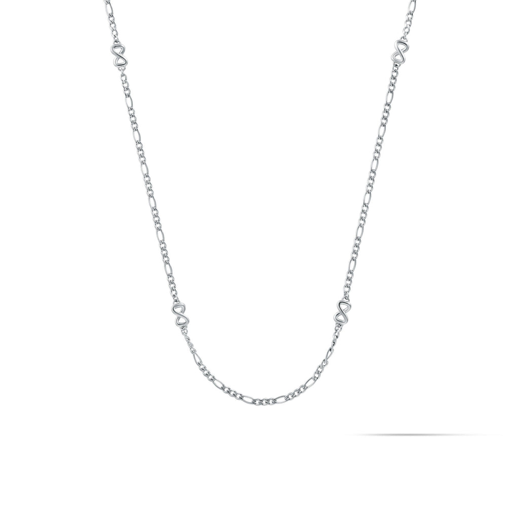 Figaro Chain Necklace - 1.8MM | Silver - main image