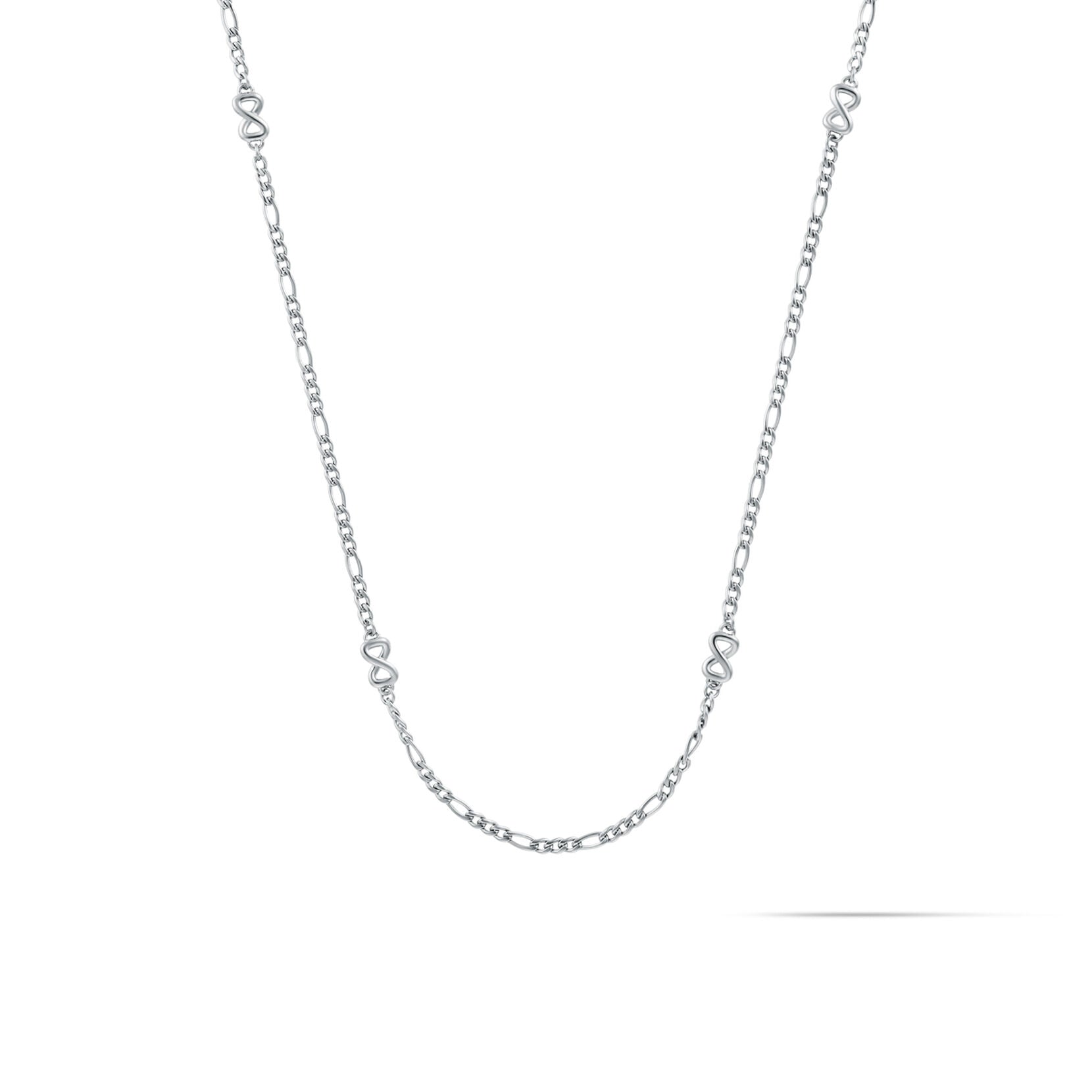 Figaro Chain Necklace - 1.8MM | Silver - main image