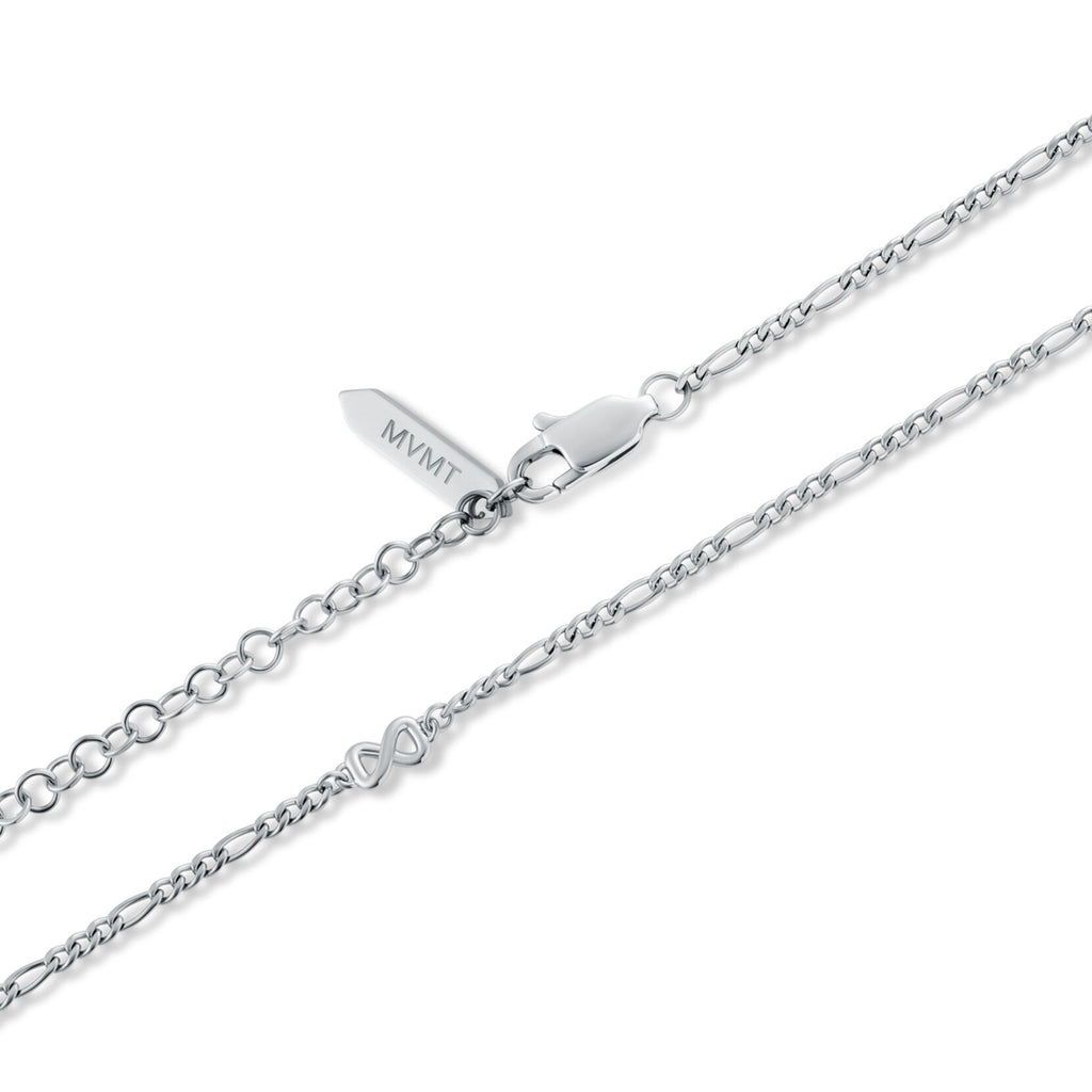 Figaro Chain Bracelet - 1.8MM | Silver - image 3
