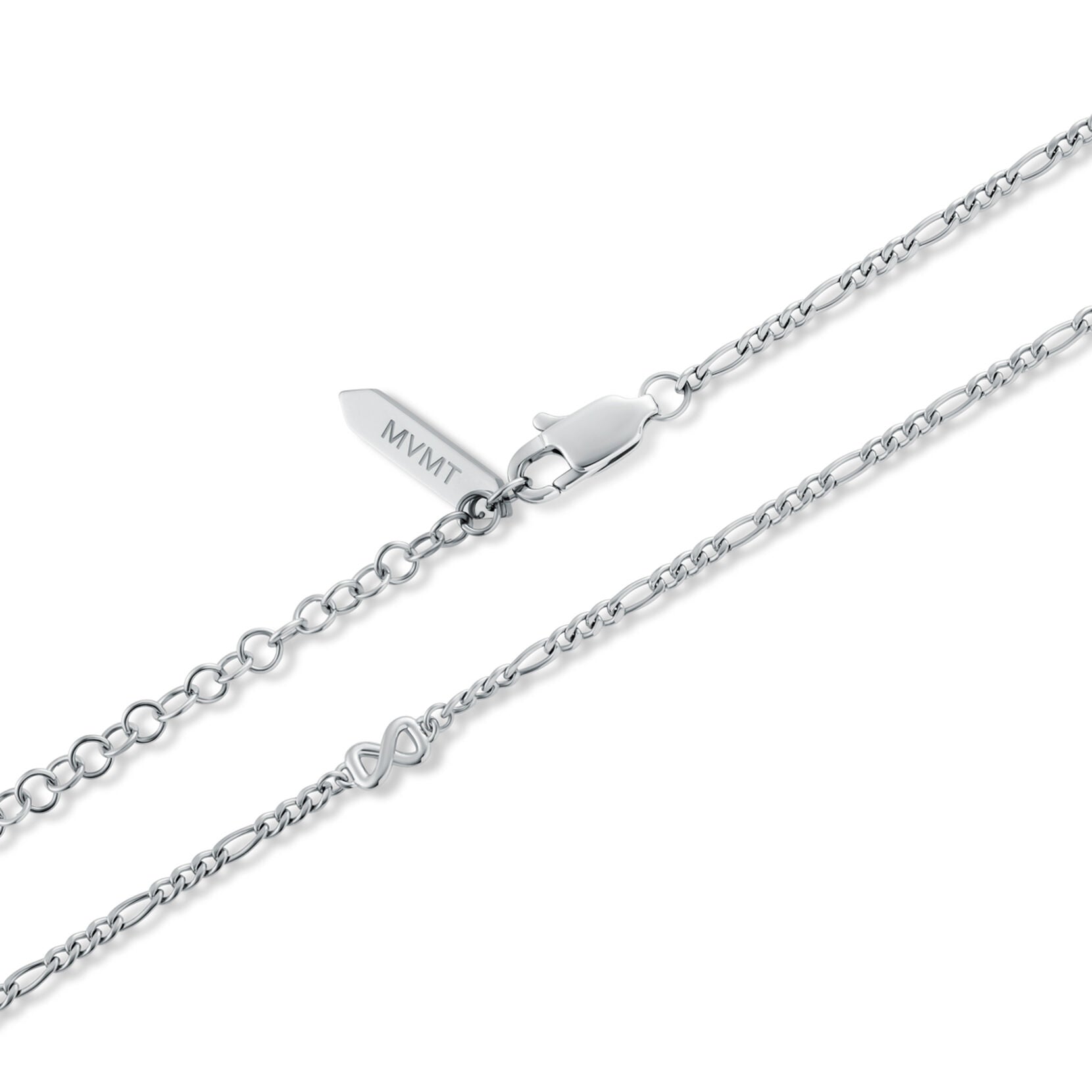 Figaro Chain Bracelet - 1.8MM | Silver - image 3