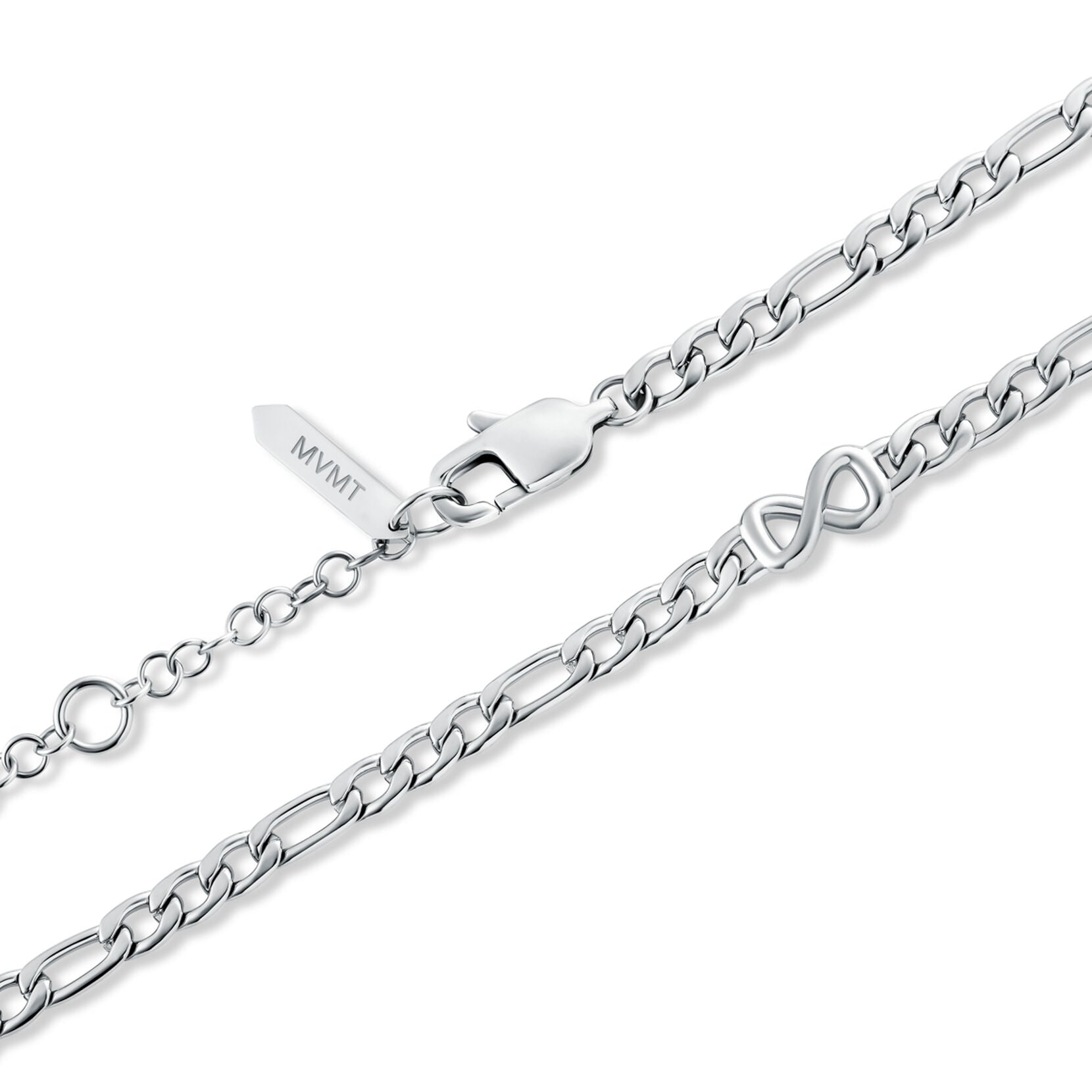 Figaro Chain Necklace - 3.8MM | Silver - image 3