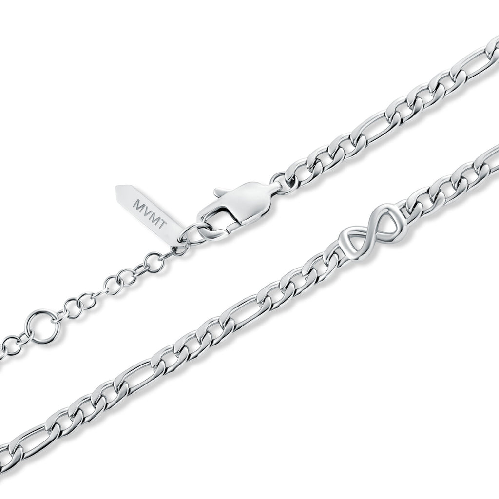 Figaro Chain Bracelet - 3.8MM | Silver - image 3