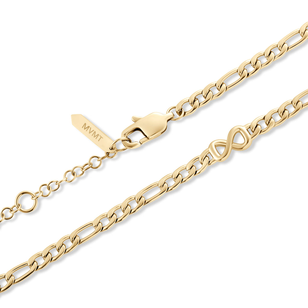 Figaro Chain Necklace - 3.8MM | Gold - image 3