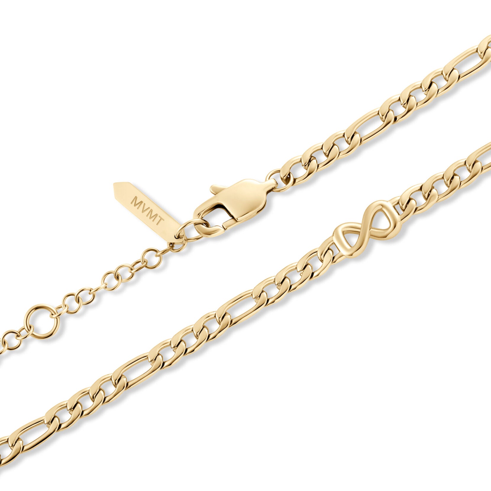 Figaro Chain Necklace - 3.8MM | Gold - image 3