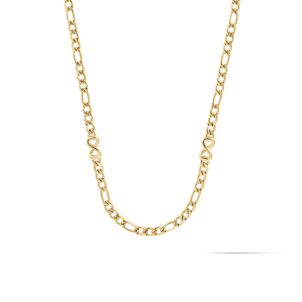 Figaro Chain Necklace - 3.8MM | Gold - main image