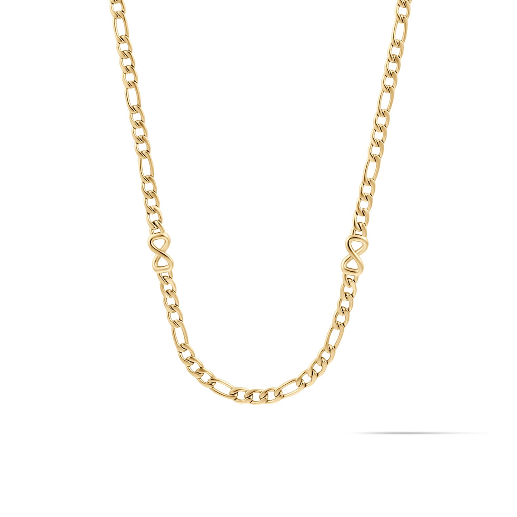 Figaro Chain Necklace - 3.8MM | Gold - main image