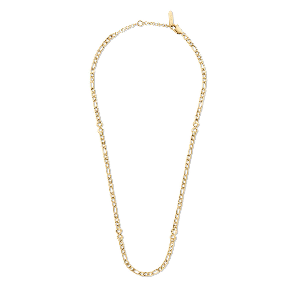 Figaro Chain Necklace - 3.8MM | Gold - image 2