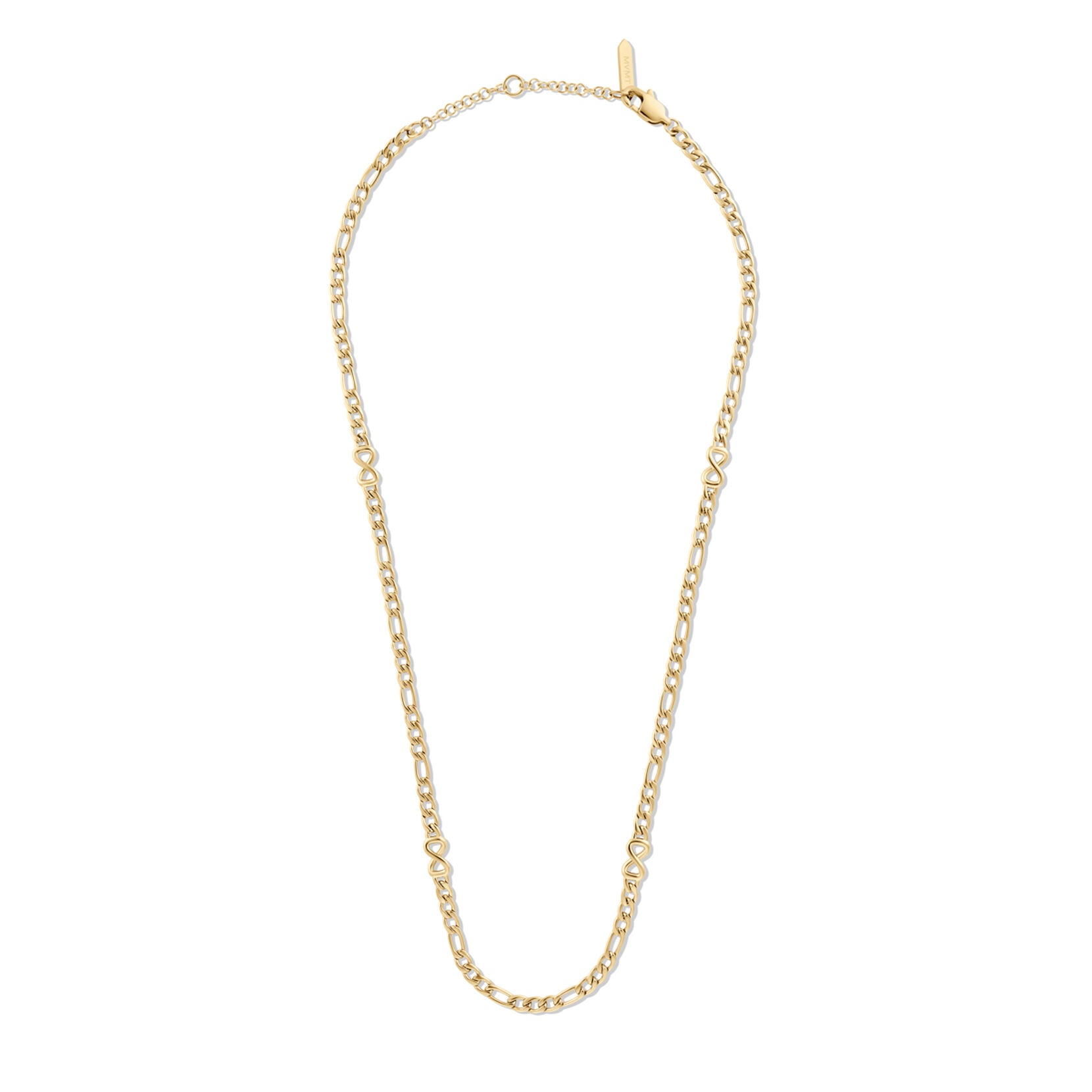 Figaro Chain Necklace - 3.8MM | Gold - image 2
