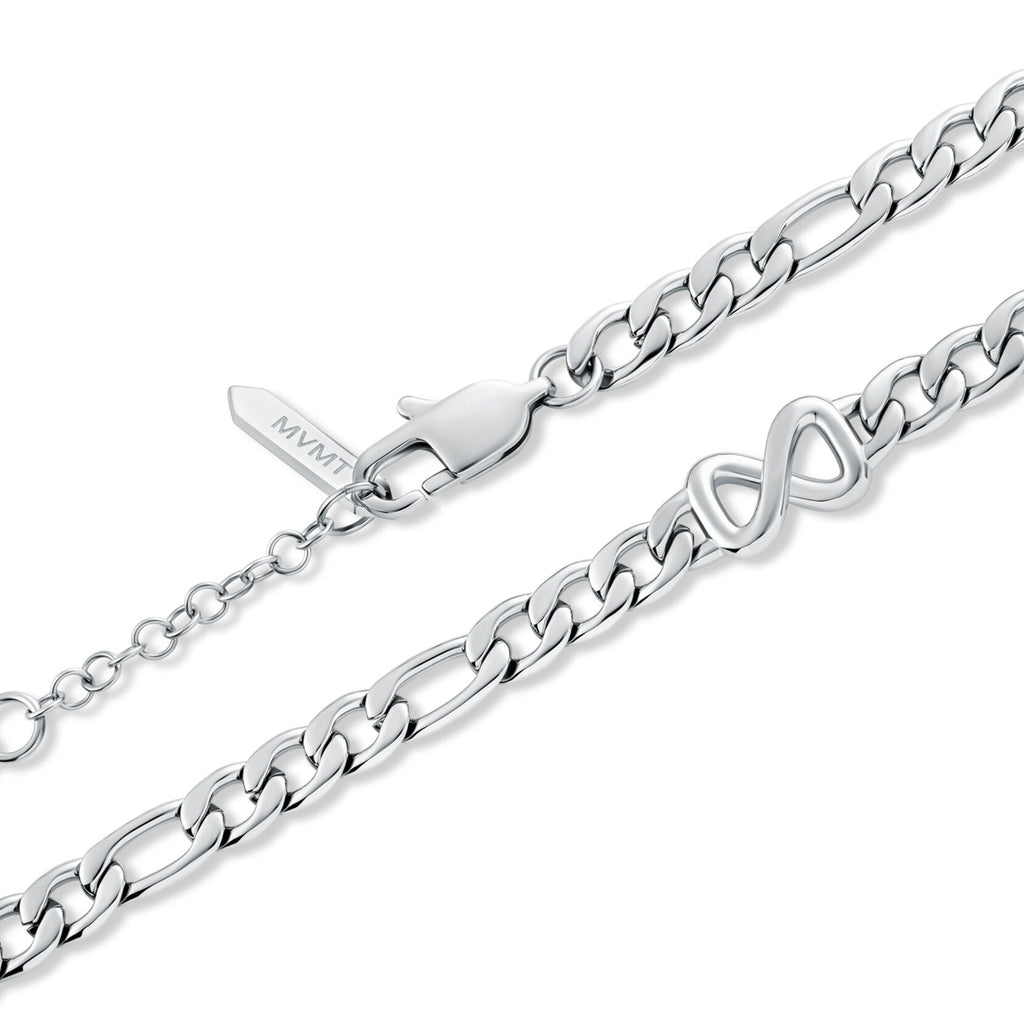 Figaro Chain Necklace - 5.3MM | Silver - image 3