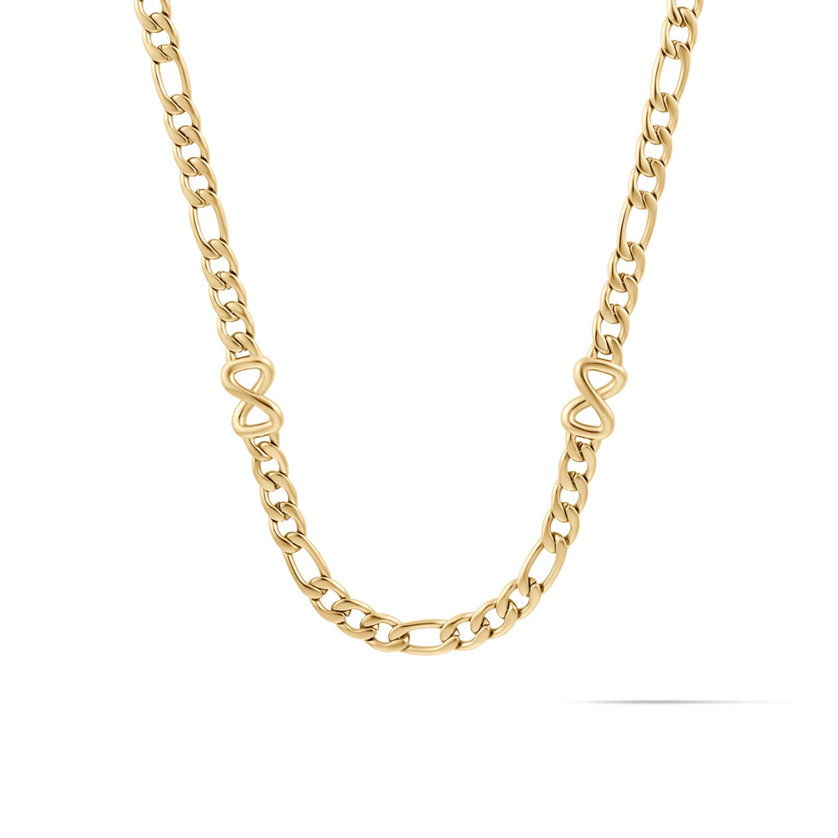 Figaro Chain Necklace - 5.3MM | Gold - main image