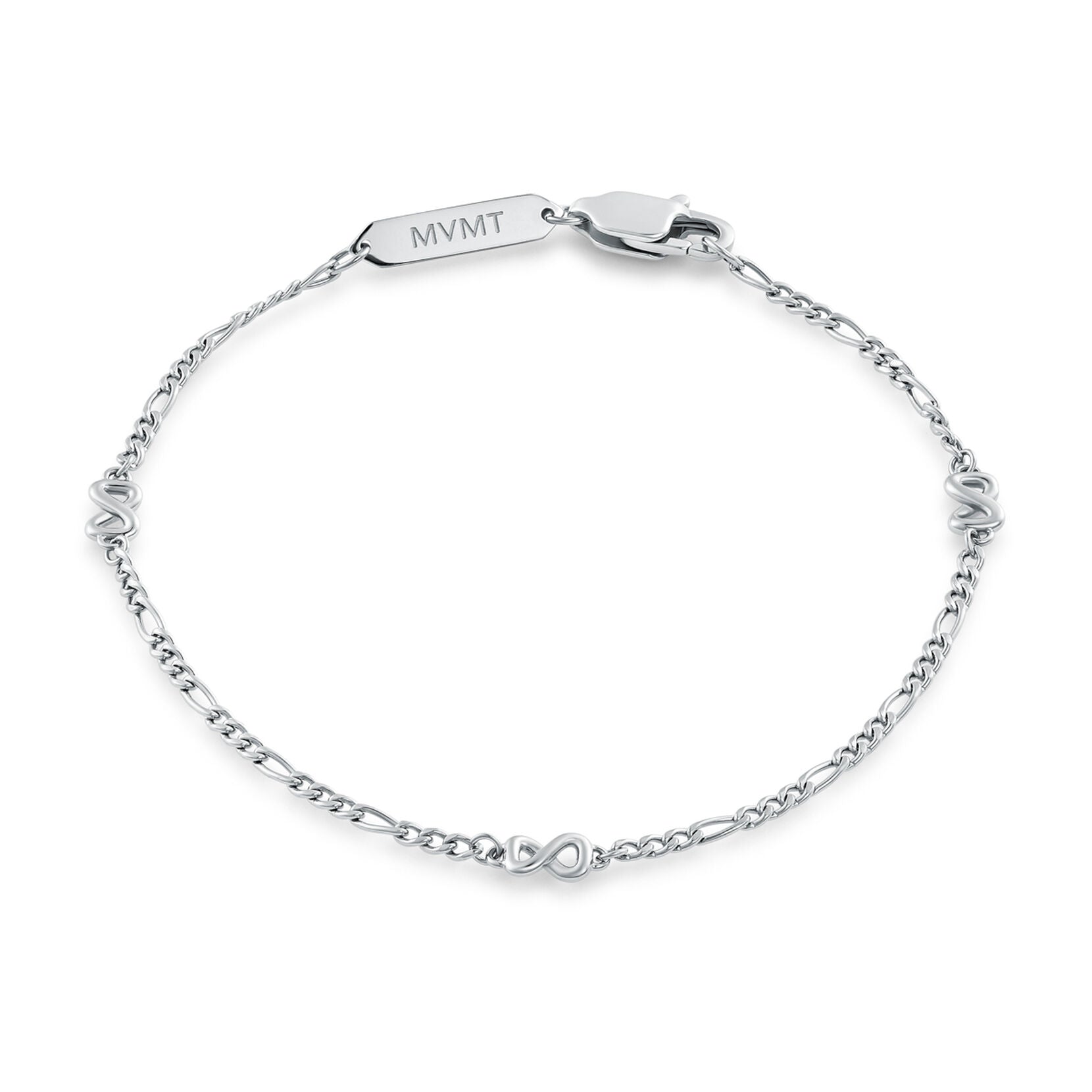 Figaro Chain Bracelet - 1.8MM | Silver - main image