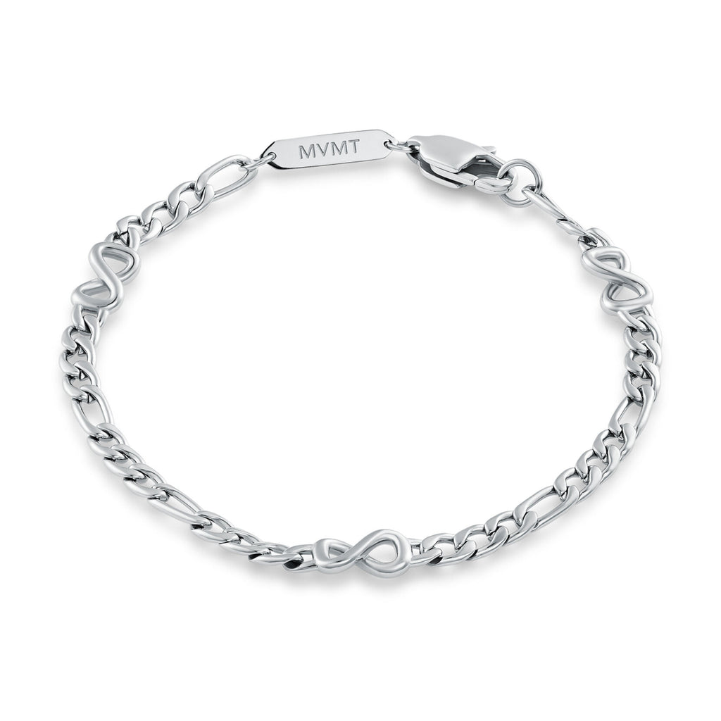 Figaro Chain Bracelet - 3.8MM | Silver - main image