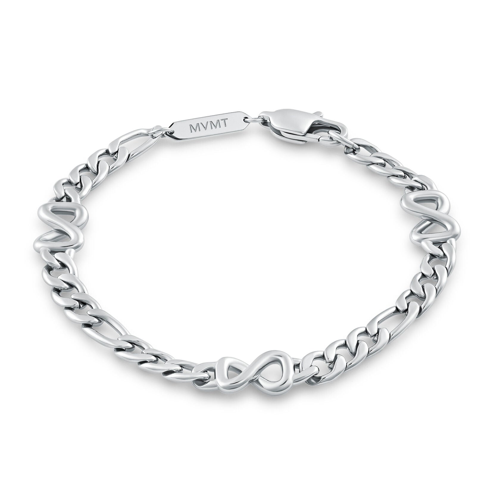 Figaro Chain Bracelet - 5.3MM | Silver - main image
