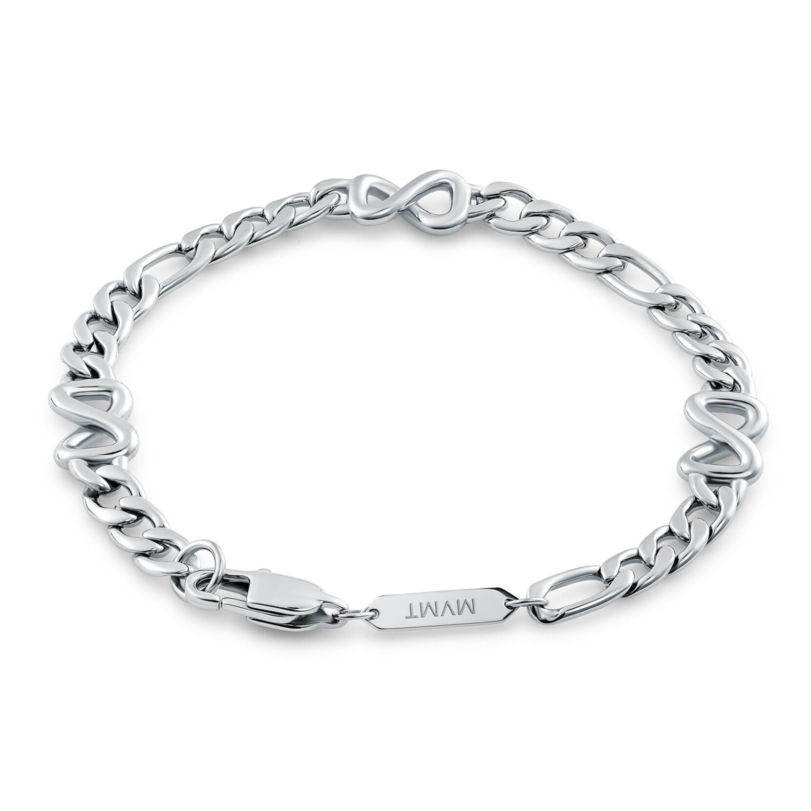 Figaro Chain Bracelet - 5.3MM | Silver - image 2
