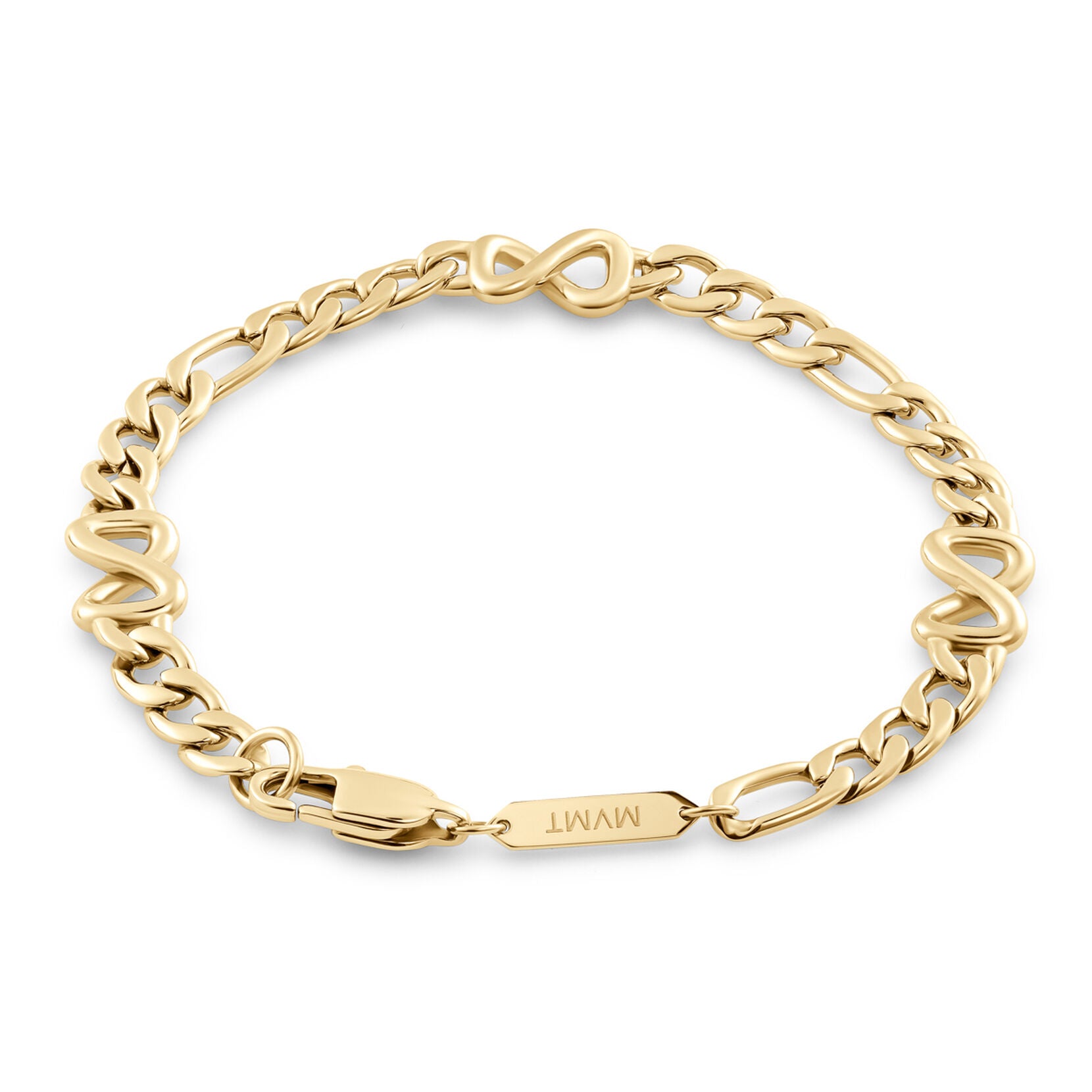 Figaro Chain Bracelet - 5.3MM | Gold - image 2