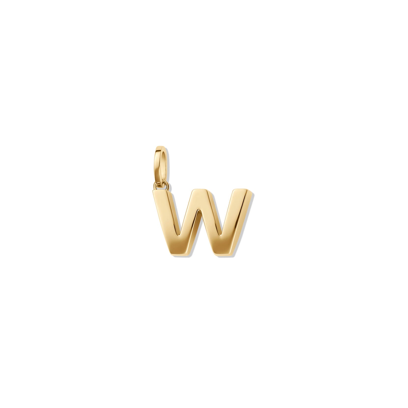 Alphabet Charm - W | Gold - main image