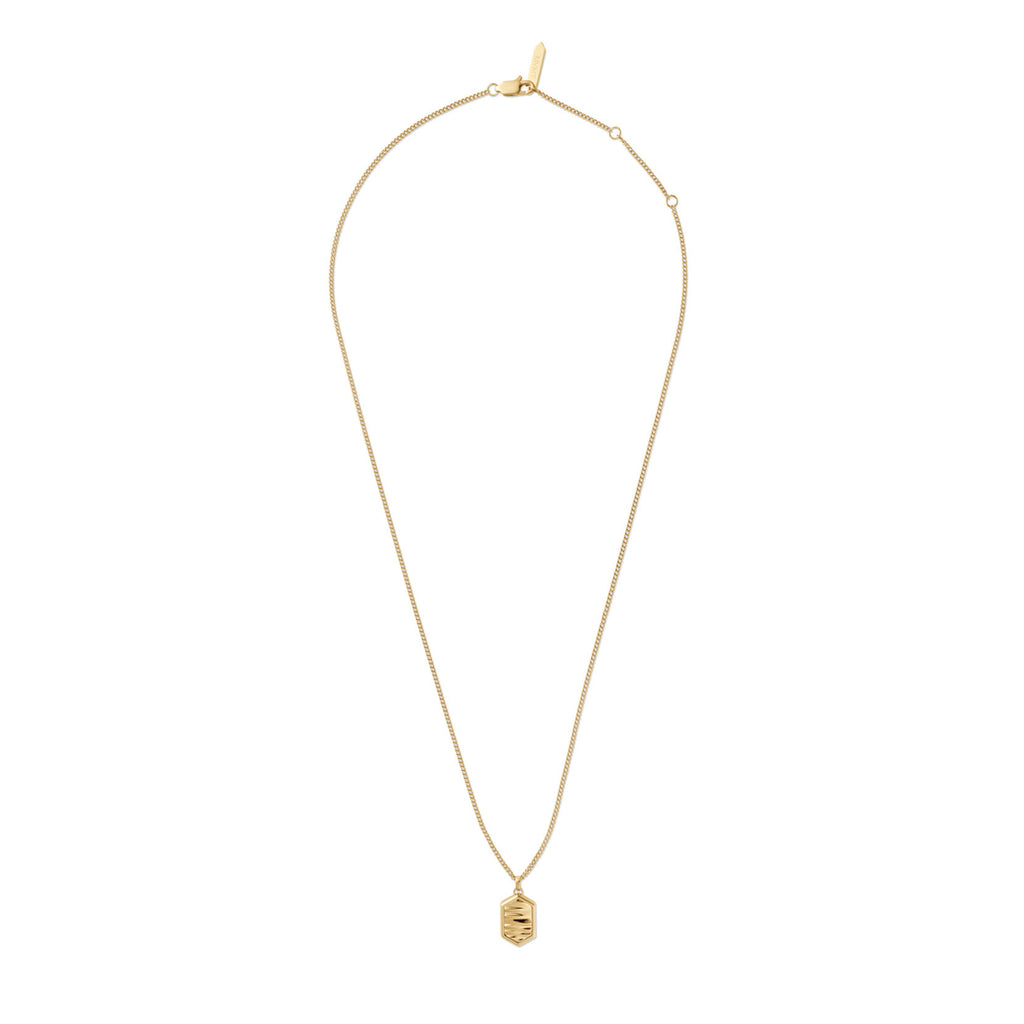 Hex Pendant Necklace | Gold - image 2