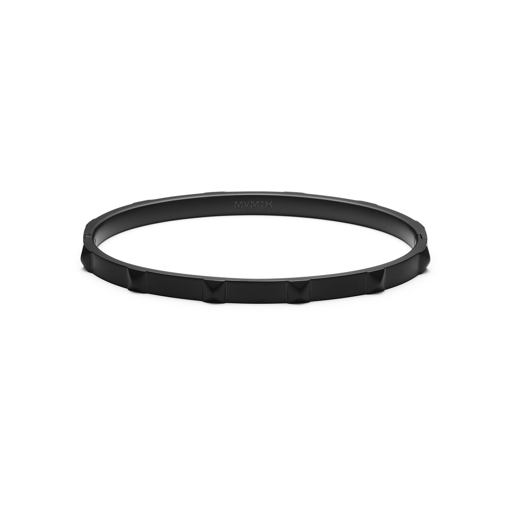 Stud Bangle Thin | Matte Black - main image