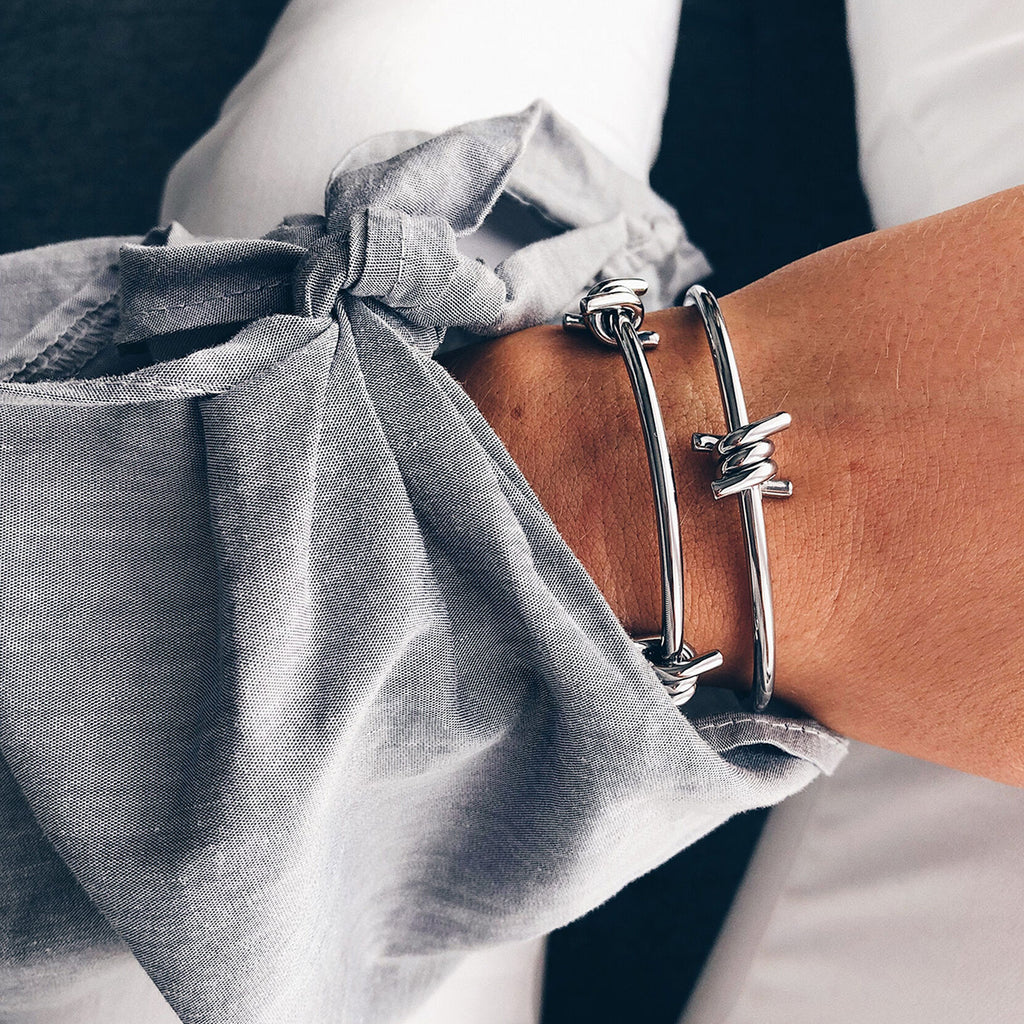 Single Barbed Cuff | Silver - image 5