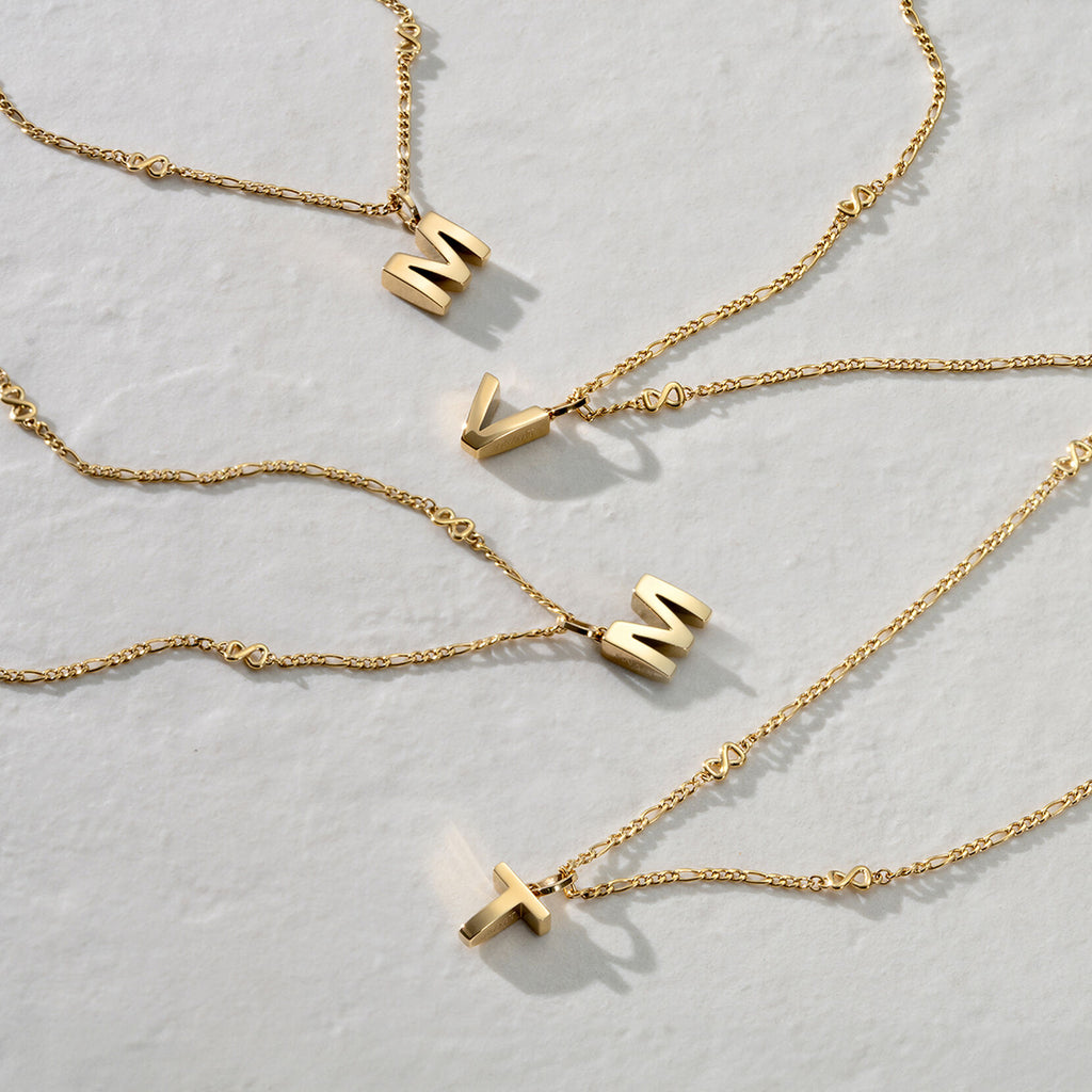 Alphabet Charm - E | Gold - image 2