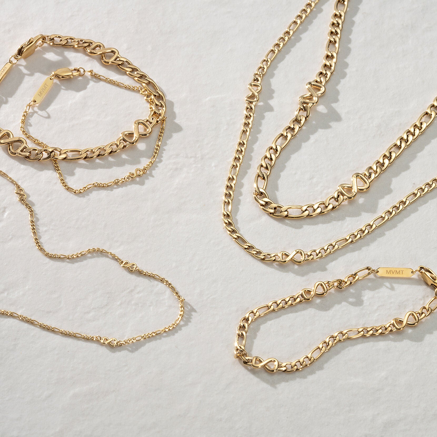 Figaro Chain Necklace - 3.8MM | Gold - image 4